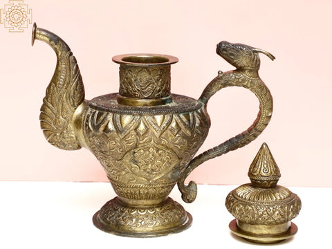 Kettle with Tibetan Buddhist Motifs