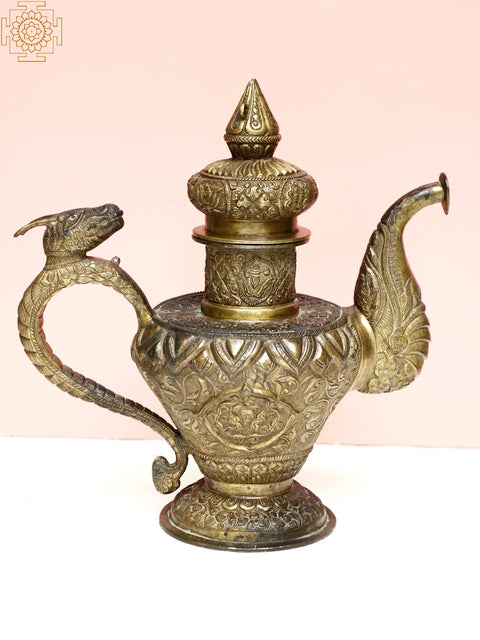 Kettle with Tibetan Buddhist Motifs