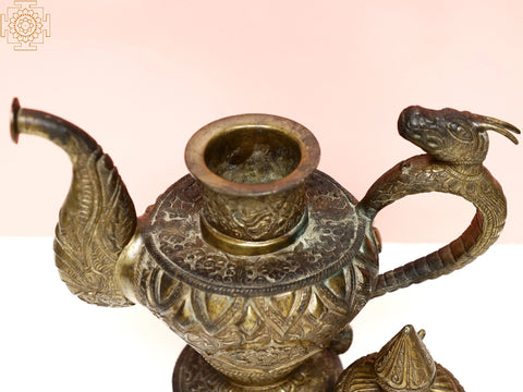 Kettle with Tibetan Buddhist Motifs