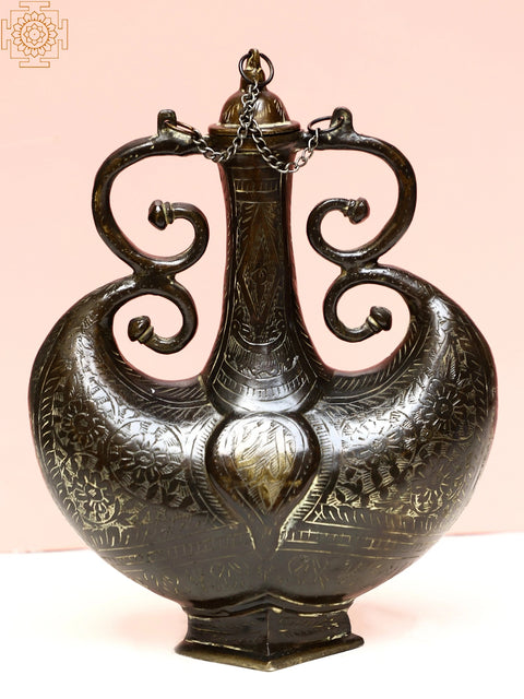 Brass Double Handle Surahi