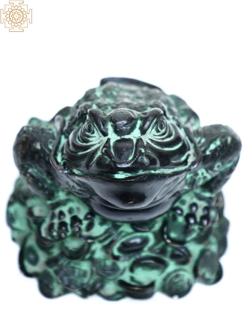 Brass Frog Paper Weight | Feng Shui Frog