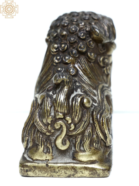 Brass Lion Paper Weight | Table Decor Showpiece