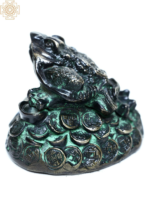 Brass Frog Paper Weight