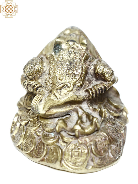 Brass Golden Frog Paper Weight