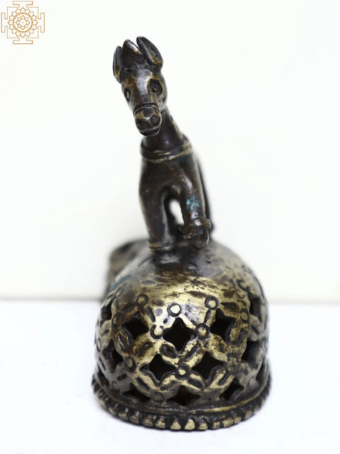 Brass Decorative Horse Idol | Table Decor Showpiece