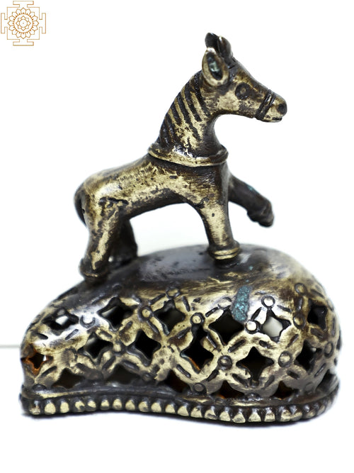 Brass Decorative Horse Idol for Home Decor Showpiece