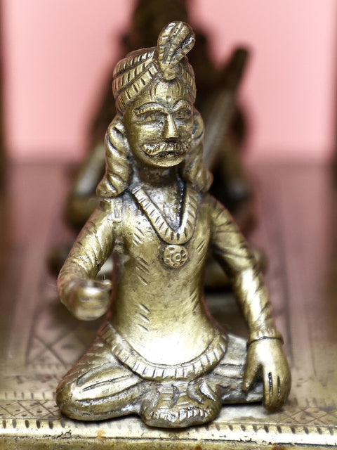 Brass Bullock Cart (Belgadi) on Wheel