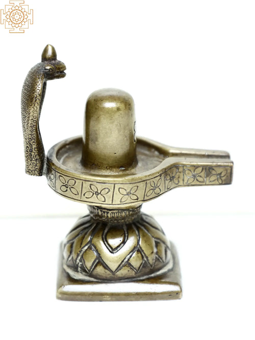 Brass Shiva Linga Statue for Pooja