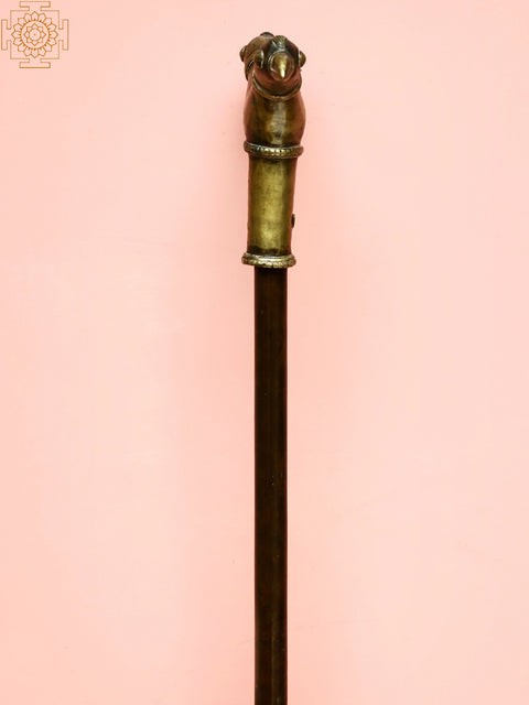 Cane with Double Eagle Handle (Brass with Copper)