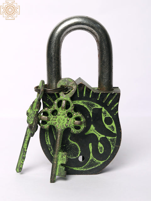 4" Brass Sun Face Lock
