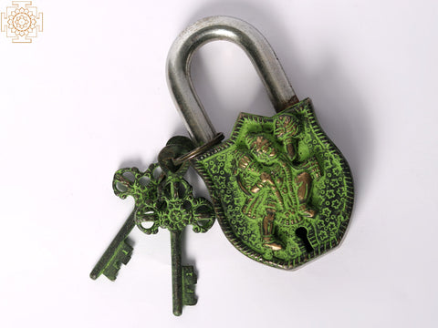 4" Lord Hanuman Design Lock