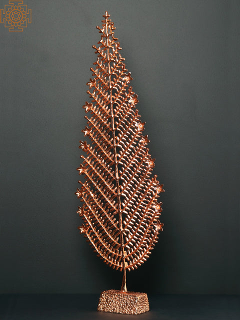 27" Rose Tinted Christmas Tree | Home Decor