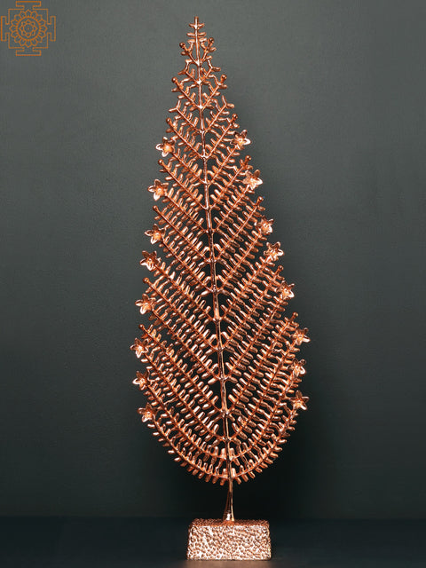27" Rose Tinted Christmas Tree | Home Decor
