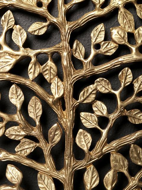 11" Brass Tree | Wall Decor