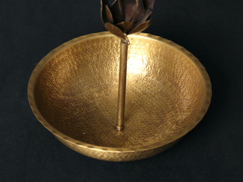 9" Brass Hanging Urli Bowl