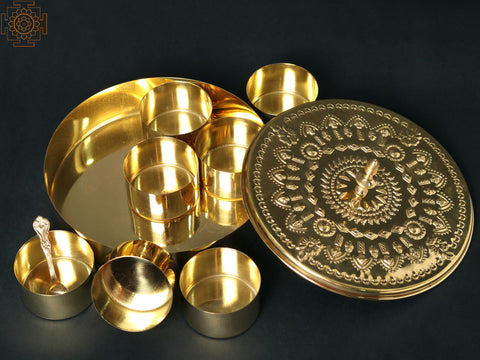 8" Fine Quality Brass Masala Box