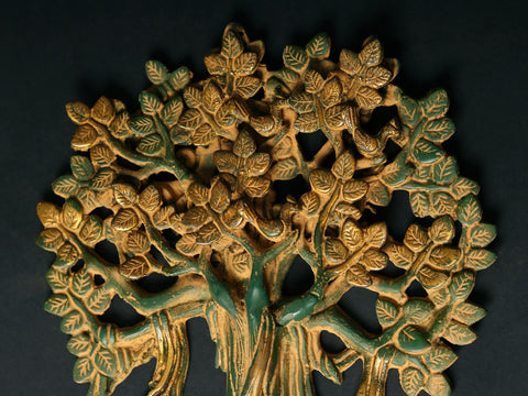 11" Brass Tree of Life | Wall Hanging Tree