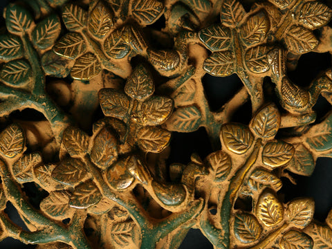 11" Brass Tree of Life | Wall Hanging Tree