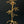 10" Brass Candle Stand with Leaves