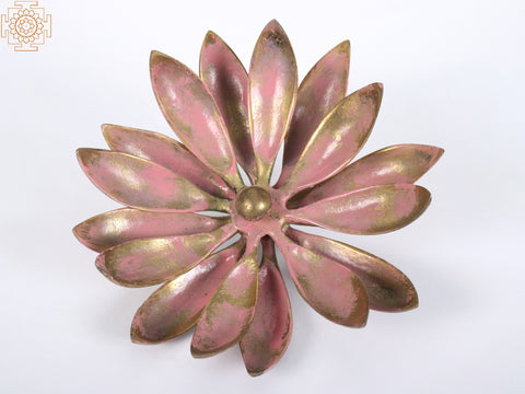6" Brass Calendula Flower Wall Hanging | Home Decor