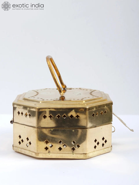 Brass Bal Gopala Ritual Travel Box