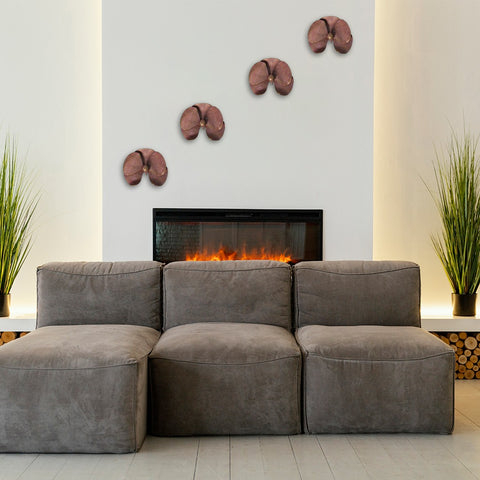 Brass Vanda Orchid | Wall Hanging Decor