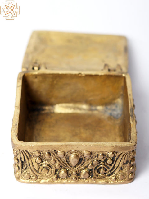 4" Designer Square Jewelry Box