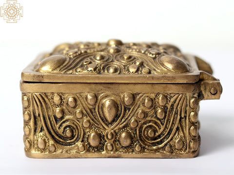 4" Designer Square Jewelry Box