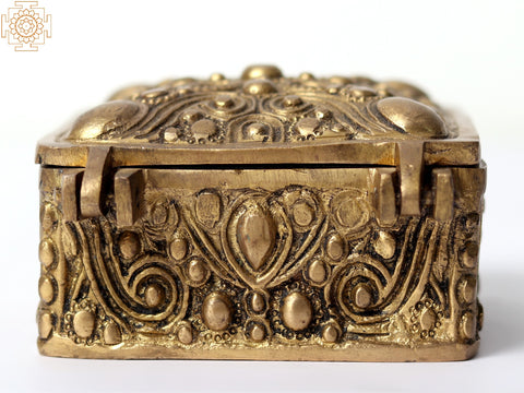 4" Designer Square Jewelry Box