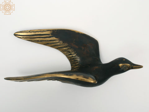 Decorative Birds In Brass (Set of 5) | Wall Decor