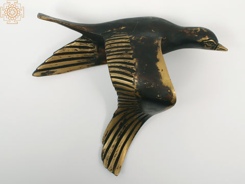 Decorative Birds In Brass (Set of 5) | Wall Decor