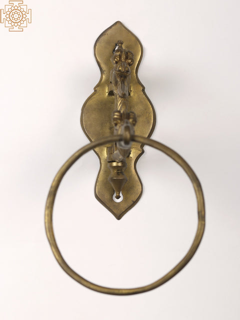 9" Brass Towel Hanger