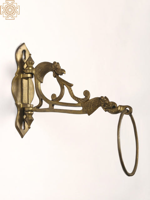 9" Brass Towel Hanger
