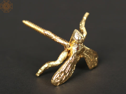 Brass Honey Bee Wall Decor