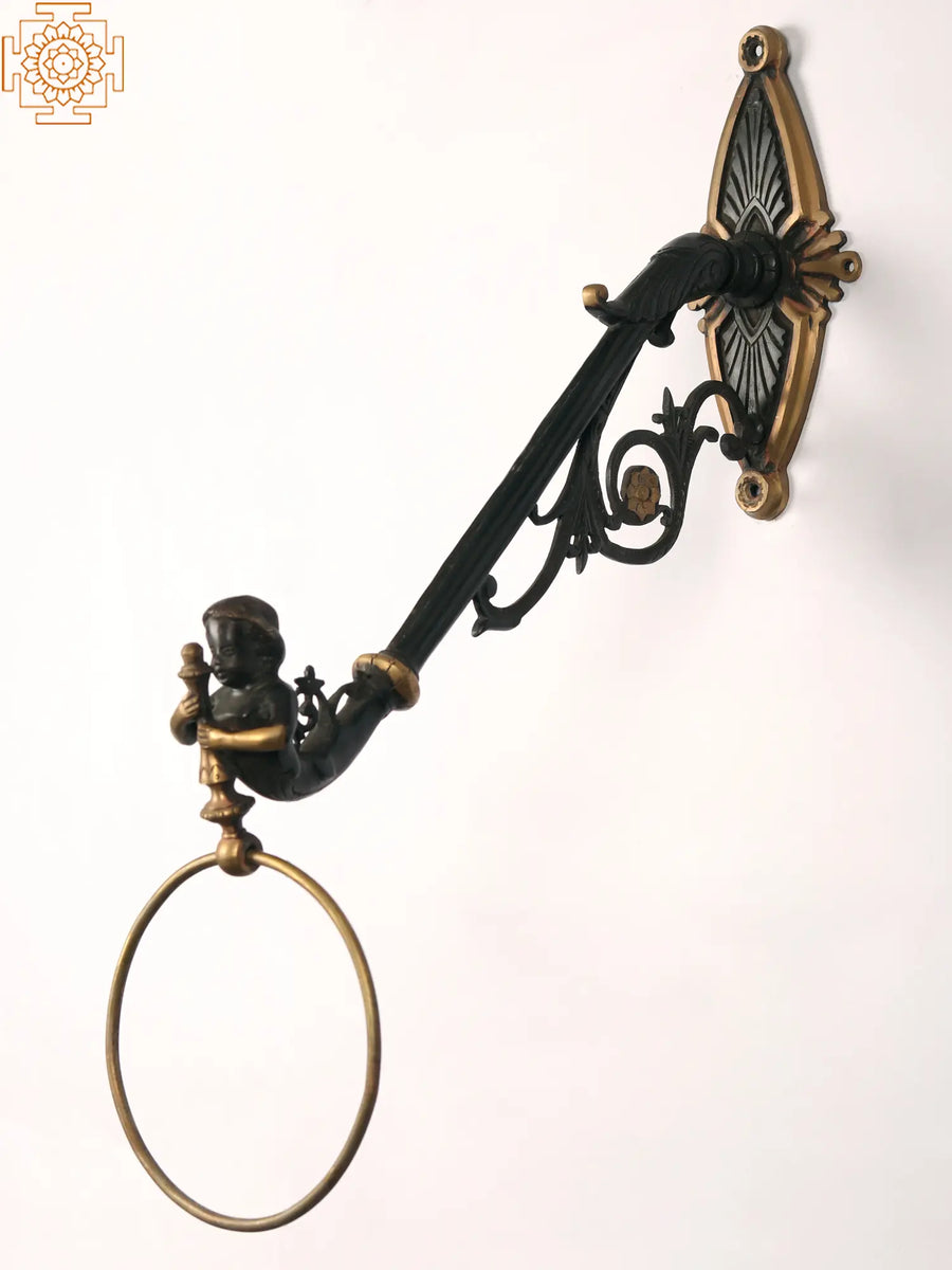 Brass Towel Hanger for Bathroom Home Decor