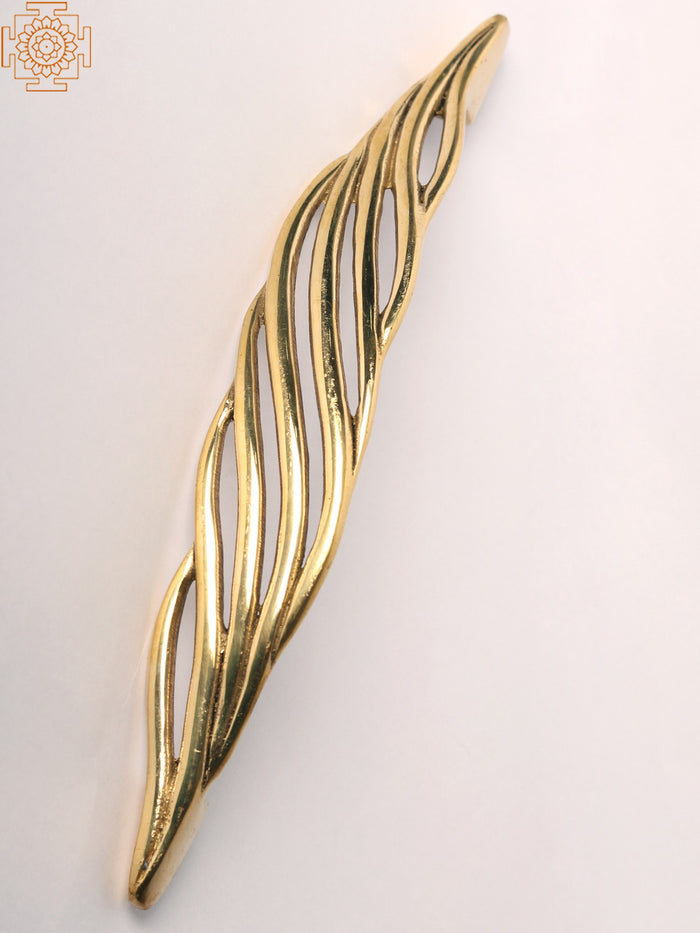 10" Brass Designer Door Handle for Home Decor