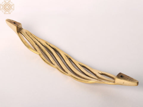 10" Brass Designer Door Handle