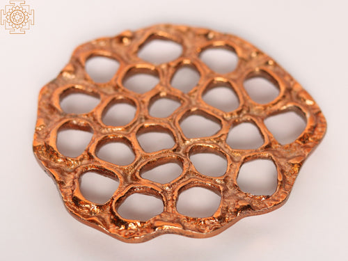3" Small Brass Honeycomb Coaster for Home Decor