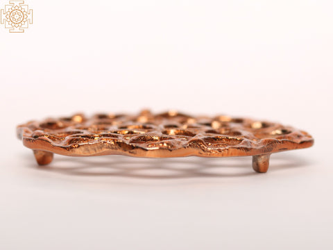 3" Small Brass Honeycomb Coaster
