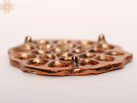 3" Small Brass Honeycomb Coaster