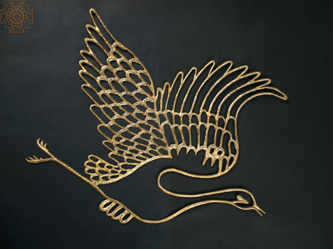 Brass Swan | Wall Hanging