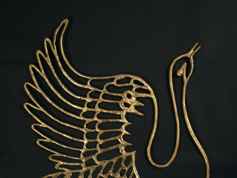 Brass Swan | Wall Hanging