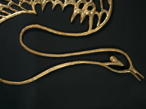 Brass Swan | Wall Hanging