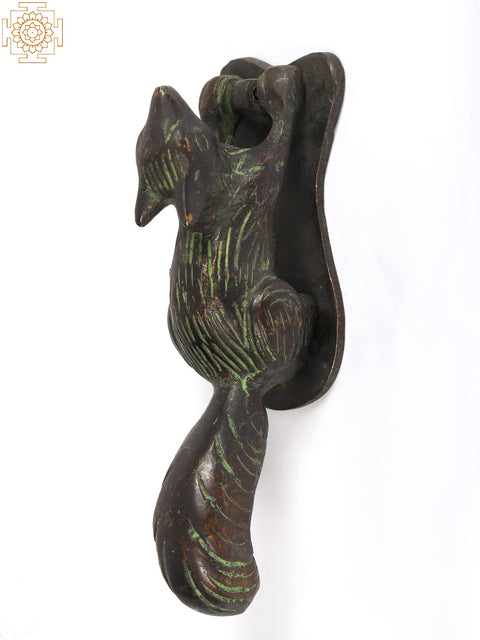 6" Brass Squirrel Door Knocker