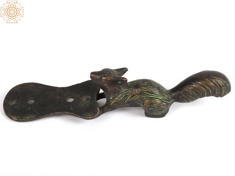 6" Brass Squirrel Door Knocker