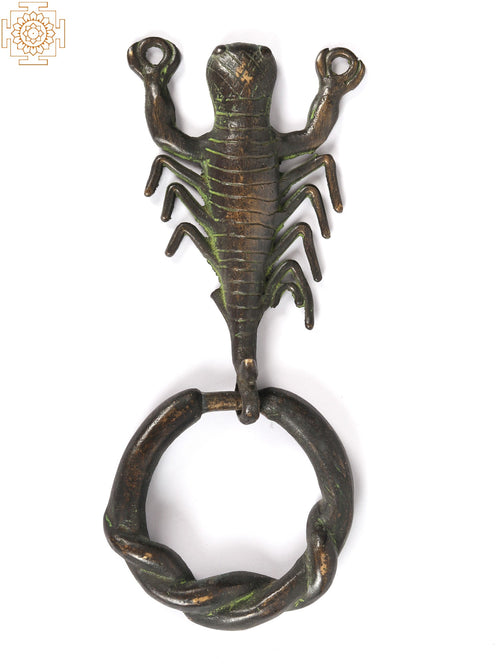 7" Brass Scorpion Door Knocker