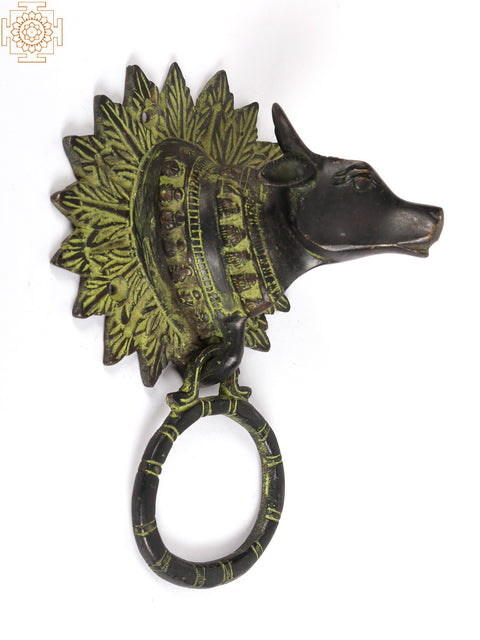 7" Brass Cow Door Knocker