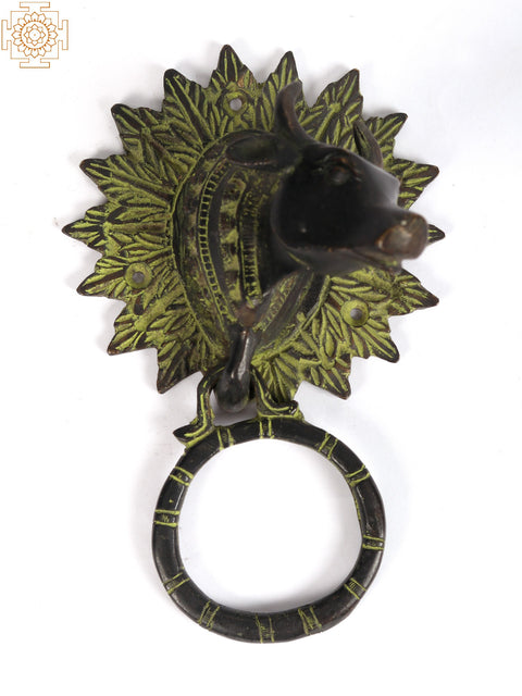 7" Brass Cow Door Knocker