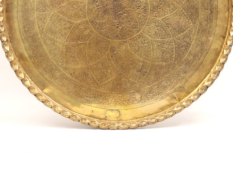 46" Large Brass Parat | Wall Hanging