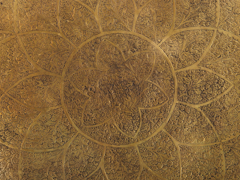 46" Large Brass Parat | Wall Hanging